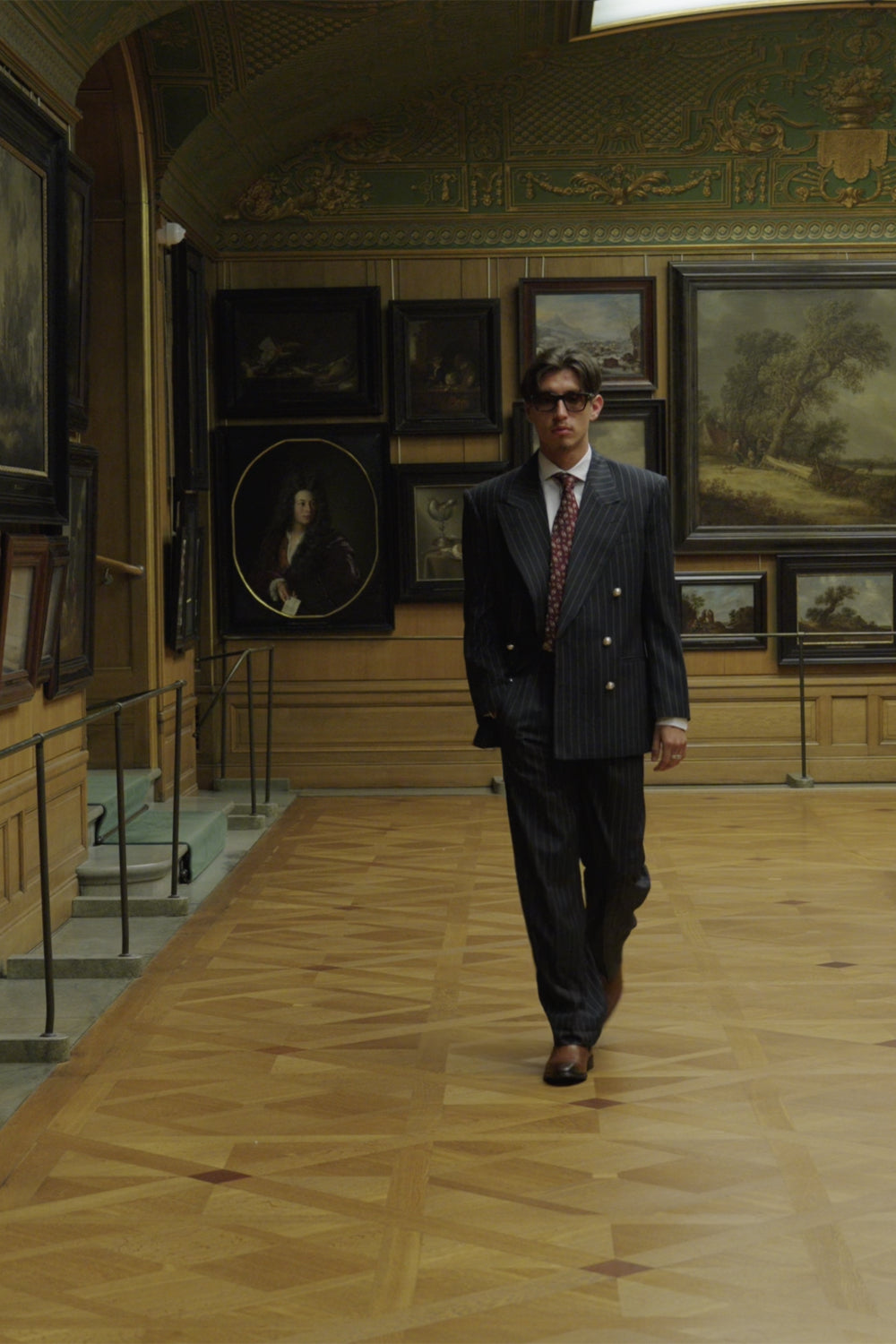 PINSTRIPE DOUBLE-BREASTED BLAZER - Limited Edition