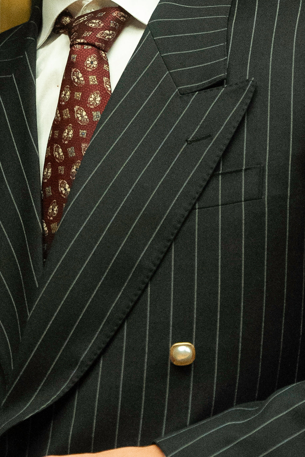 PINSTRIPE DOUBLE-BREASTED BLAZER - Limited Edition